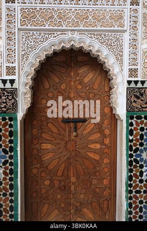 Madrasa Ben Youssef de Marrakech Banque D'Images