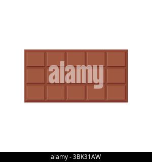 barre de chocolat emoji symbole signe icône illustration vectorielle nourriture Illustration de Vecteur