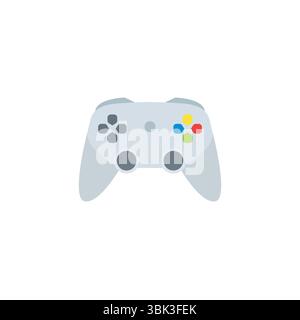 contrôleur de jeu vidéo emoji symbole signe icône illustration vectorielle joystick Illustration de Vecteur
