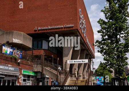 Brixton Recreation Centre à Brixton, Angleterre. Photo : SMP News Banque D'Images
