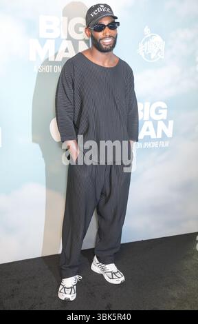 Tinie Tempah arrive pour la première mondiale de 'Big Man', produit par Merky films en association avec Apple, au BFI Southbank dans le sud de Londres. Date de la photo : mercredi 18 juin 2025. Banque D'Images