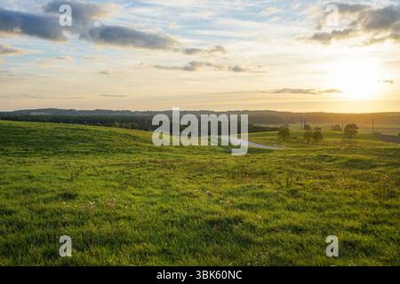 Paysage typique en Lituanie Banque D'Images