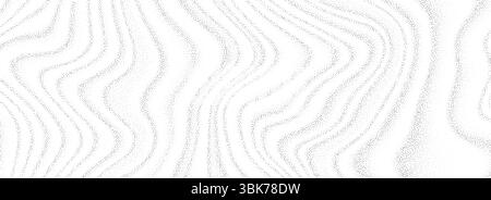 Texture de sable liquide stipple. Recouvrement de vagues D'ECOULEMENT de fluide. Fond abstrait de fumée pointillée. Gradient de fond de bruit grunge granuleux pour bannière, affiche, brochure. Taches, particules, granulés. Vecteur Illustration de Vecteur