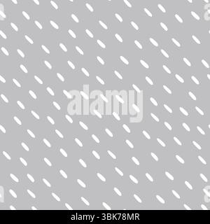Motif en petits tirets. Fond de pluie simple. Goutte de pluie diagonale dessinée à la main. Abstrait Drops motif géométrique. Illustration vectorielle Illustration de Vecteur