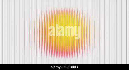 Cercle dégradé de verre abstrait avec effet nervuré néon et texture sphérique rodée. Motif fractal futuriste pour fond holographique ou technologie Illustration de Vecteur