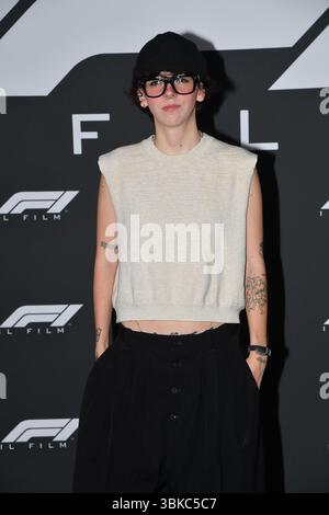 Rome, Italie. 20 juin 2025. Rome, Cinéma L'espace moderne première du film 'F1 le film', dans la photo : Ariete crédit : Agence photo indépendante/Alamy Live News Banque D'Images