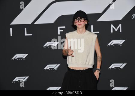 Rome, Italie. 20 juin 2025. Rome, Cinéma L'espace moderne première du film 'F1 le film', dans la photo : Ariete crédit : Agence photo indépendante/Alamy Live News Banque D'Images