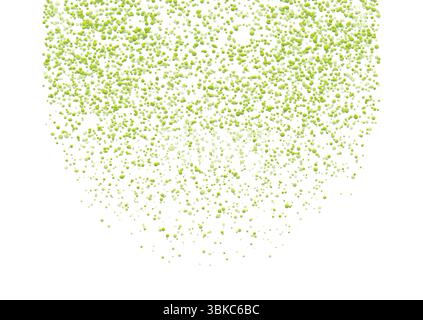 Futuriste minimal tech vert demi-teintes jaune cercles en pointillés fond abstrait. Conception vectorielle géométrique Illustration de Vecteur