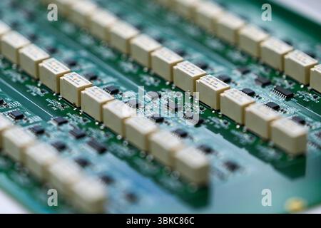 NANJING, CHINE - 20 JUIN 2025 - la carte pilote a été exposée à l'exposition mondiale des semi-conducteurs 2025 à Nanjing, province du Jiangsu, Chine, le 20 juin 2025. Banque D'Images