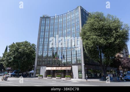 Rome, Italie. 20 juin 2025. Le siège de 'Leonardo spa' sur la Piazza Monte Grappa à Rome crédit : Agence photo indépendante/Alamy Live News Banque D'Images