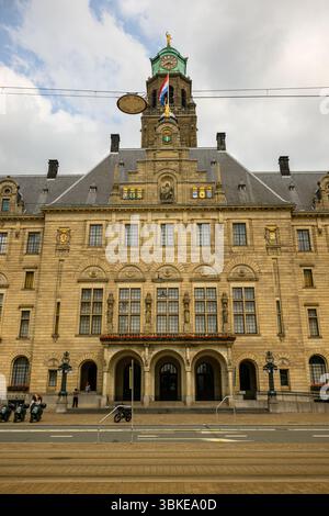 Le Rotterdam Stadhuis sur le Coolsingel, Rotterdam, pays-Bas Banque D'Images