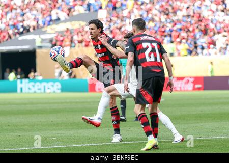Philadelfia, États-Unis . 20 juin 2025. Pedro de Flamengo lors du match de la Coupe du monde des clubs de la FIFA entre Flamengo et Chelsea au Lincoln Financial Field à Philadelphie, aux États-Unis, vendredi 20. Crédit : Brazil photo Press/Alamy Live News Banque D'Images