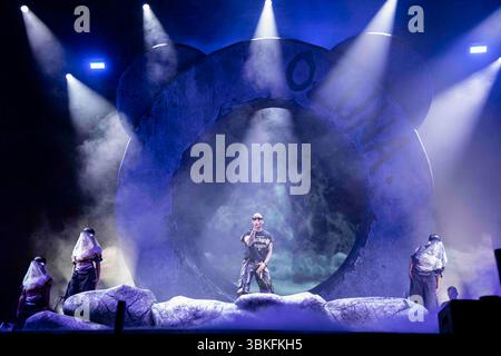 Ozuna in Concerto al Parco della Musica di Milano foto di Alessia Belotti par www.rockon.it crédit : Alessia Belotti/Alamy Live News Banque D'Images