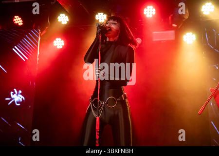 Manchester, Angleterre, 20 juin 2025. Kat Von d jouant au Club Academy de Manchester lors de sa tournée eu/UK 2025. Crédit : Izzy Clayton/Alamy Live News Banque D'Images