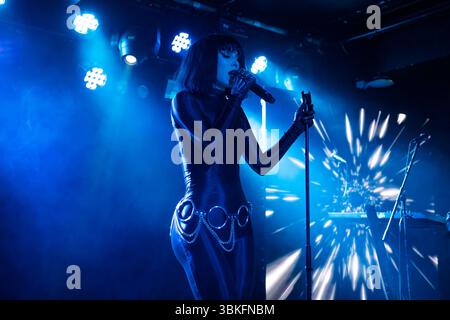 Manchester, Angleterre, 20 juin 2025. Kat Von d jouant au Club Academy de Manchester lors de sa tournée eu/UK 2025. Crédit : Izzy Clayton/Alamy Live News Banque D'Images