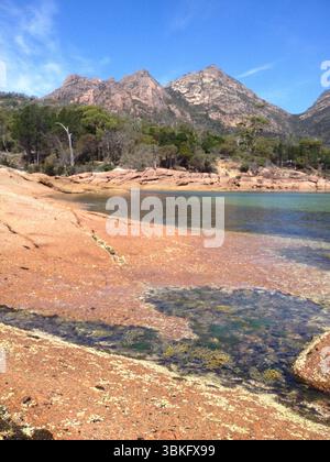 Hobart, Freycinet, Wineglass Bay, Tasmanie, Australie Banque D'Images