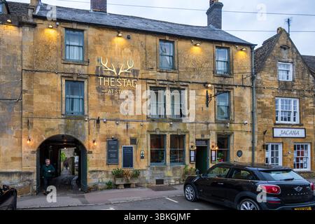 Stow on the Wold Town, Gloucestershire, Royaume-Uni Banque D'Images