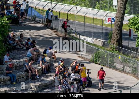 Elkhart Lake, Wisconsin, États-Unis. 21 juin 2025. Road America accueille la SÉRIE NTT INDYCAR pour le Grand Prix XPEL à Elkhart Lake, WISCONSIN. (Crédit image : © Walter G. Arce Sr./ASP via ZUMA Press Wire) USAGE ÉDITORIAL SEULEMENT ! Non destiné à UN USAGE commercial ! Crédit : ZUMA Press, Inc/Alamy Live News Banque D'Images