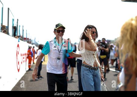 Mugello, Italie. 21 juin 2025. Valentino Rossi avec sa femme Francesca lors du Grand Premio d'Italia Brembo 2025, GP d'Italie, sur le circuit du Mugello, du 20 au 22 juin, en Italie - photo Studio Milagro/DPPI crédit : DPPI Media/Alamy Live News Banque D'Images