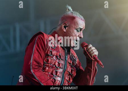 Till Lindemann live beim Metal Air 2025 Festival in der Almased Arena auf dem Albrecht-Thear-Gelände. Uelzen, 21.06.2025 Banque D'Images