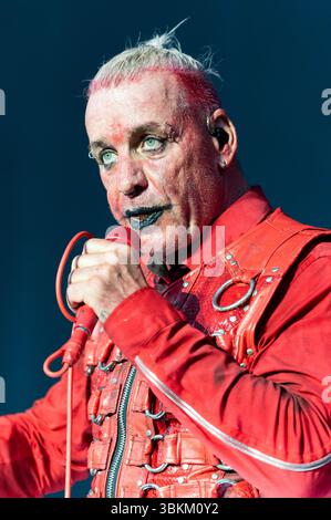 Till Lindemann live beim Metal Air 2025 Festival in der Almased Arena auf dem Albrecht-Thear-Gelände. Uelzen, 21.06.2025 Banque D'Images