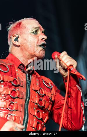 Till Lindemann live beim Metal Air 2025 Festival in der Almased Arena auf dem Albrecht-Thear-Gelände. Uelzen, 21.06.2025 Banque D'Images