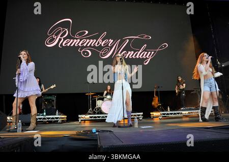 21 juin 2025. Woodstock, Oxfordshire, Royaume-Uni. Rappelez-vous lundi se produire au nocturne Live, Blenheim Palace, Oxfordshire. Sue Andrews/Alamy. Banque D'Images