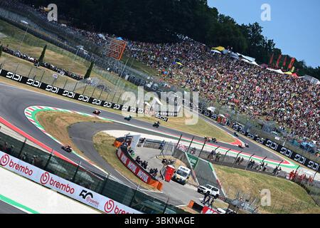 Mugello, Italie. 22 juin 2025. Mugello circuit tribune MotoGP pendant le Gran Premio d'Italia Brembo - course, Championnat du monde MotoGP à Mugello, Italie, 22 juin 2025 crédit : Agence photo indépendante/Alamy Live News Banque D'Images