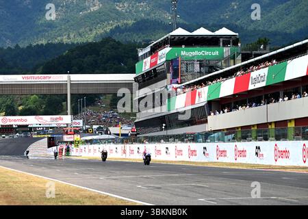 Mugello, Italie. 22 juin 2025. mugello circuit MotoGP pendant le Gran Premio d'Italia Brembo - course, Championnat du monde MotoGP à Mugello, Italie, 22 juin 2025 crédit : Agence photo indépendante/Alamy Live News Banque D'Images