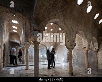 El Bañuelo, le plus ancien bain arabe de Grenade, Andalousie, Espagne Banque D'Images