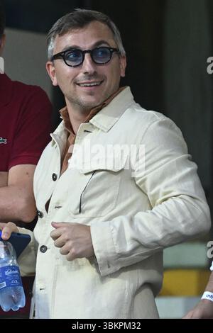 Salerne, Italie. 22 juin 2025. Pendant la diffusion BKT betwee US Salernitana 1919 vs AC Sampdoaia at Arechi Stadium Credit : Independent photo Agency/Alamy Live News Banque D'Images