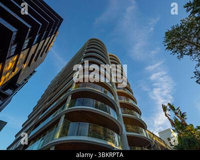 Nouveaux appartements à Rainbow Bay près de Coolangatta, Glod Coast, Queensland, Australie Banque D'Images