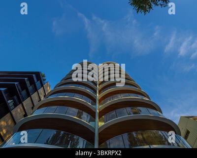 Nouveaux appartements à Rainbow Bay près de Coolangatta, Glod Coast, Queensland, Australie Banque D'Images