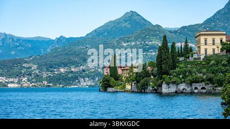 Villa Monastero sur le lac de Côme, Lombardie, Italie Banque D'Images