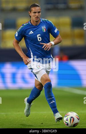 DUNAJSKA STREDA - Daniele Ghilardi d'Italie U21 au DAC Arena lors du quart de finale du Championnat d'Europe des moins de 21 ans entre l'Allemagne et l'Italie. ANP | Hollandse Hoogte | GERRIT VAN KEULEN Banque D'Images