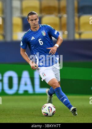 DUNAJSKA STREDA - Daniele Ghilardi d'Italie U21 au DAC Arena lors du quart de finale du Championnat d'Europe des moins de 21 ans entre l'Allemagne et l'Italie. ANP | Hollandse Hoogte | GERRIT VAN KEULEN Banque D'Images