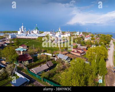 Vue aérienne du Kremlin de Rostov Banque D'Images