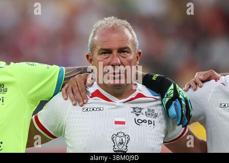 Chorzow, Pologne. 21 juin 2025. Marek Kozminiski de Pologne vu lors du RONALDINHO SHOW 2025 match de football entre le Brésil et la Pologne au stade de Silésie. Score final ; Brésil 2 :2 Pologne. Crédit : SOPA images Limited/Alamy Live News Banque D'Images
