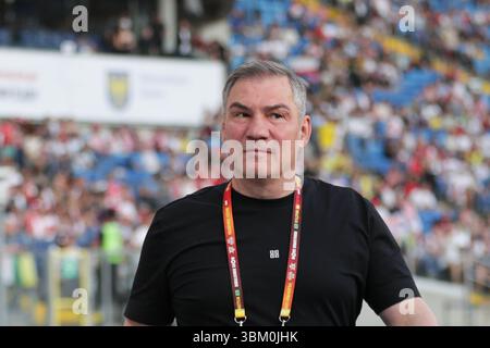 Chorzow, Pologne. 21 juin 2025. Dariusz Michalczewski de Pologne vu lors du RONALDINHO SHOW 2025 match de football entre le Brésil et la Pologne au stade de Silésie. Score final ; Brésil 2 :2 Pologne. Crédit : SOPA images Limited/Alamy Live News Banque D'Images