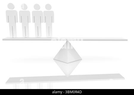 D'écailles blanches de figures humaines Banque D'Images