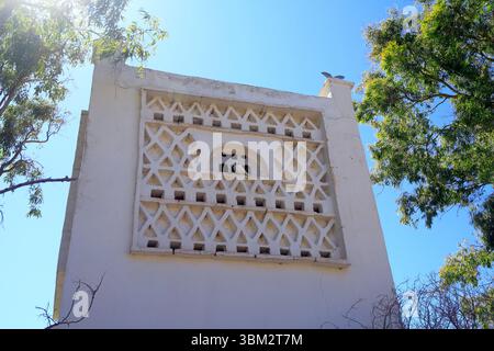 Colombier traditionnel richement décoré, île de Tinos, le groupe d'îles des Cyclades, Grèce. Prise mai / juin 2025 printemps Banque D'Images