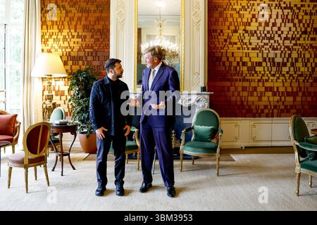 Den Haag, pays-Bas, 2025-06-24 15 :28 :34 la Haye, 24-06-2025, huis Ten Bosch PalaceKing Willem Alexander reçoit les chefs d'État et de gouvernement participants au huis Ten Bosch Palace. PHOTO : NLBeeld/POOL/Remko de Waal crédit : NL Beeld / Patrick van EMST Banque D'Images