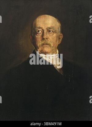 Franz von Lenbach - Otto von Bismarck (1889). Banque D'Images