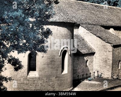 France, Provence. Abbaye de Sénanque. Banque D'Images