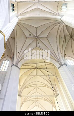 Nef intérieure de l'église Marie (Marienkirche), Marienkirche, Rostock Altstadt, Rostock, Mecklenburg-Poméranie occidentale, République fédérale d'Allemagne Banque D'Images
