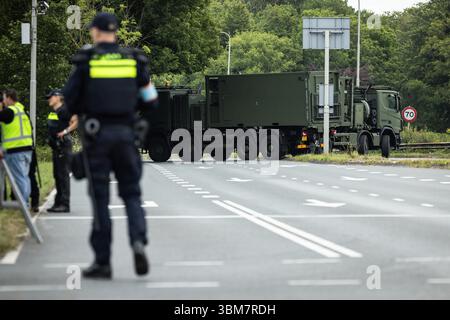 25 juin 2025. DEN HAAG - les routes autour de la Haye sont fermées pour le sommet de l'OTAN à Hofstad. Pour la première fois dans l'histoire de l'OTAN, les pays-Bas accueillent un sommet de l'OTAN. ANP LAURENS VAN PUTTEN netherlands Out - belgique Out Credit : ANP/Alamy Live News Banque D'Images