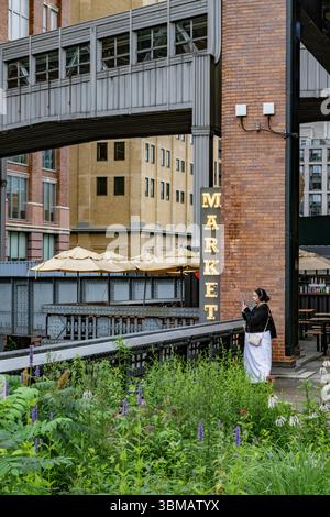 New York High Line - images de la ville de la haute ligne de New York Banque D'Images