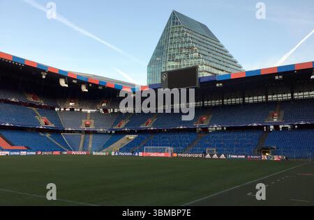 Photo du dossier datée du 21-11-2017 de vue générale du parc Jakob à Bâle. Les quarts de finale commencent le 16 juillet, les quatre derniers progressant vers les demi-finales des 22 et 23 juillet, et tout se termine à Bâle avec la finale du 27 juillet. Date d'émission : jeudi 26 juin 2025. Banque D'Images