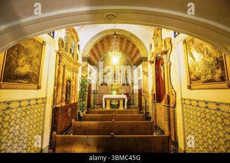 Ermitage de la Trinitat, XVIIIe siècle, fondé en 1648, oratoire dédié à l'Immaculée conception. Valldemossa. Sierra de Tramuntana. Majorque Banque D'Images