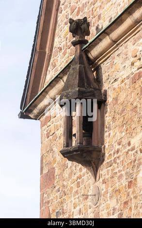 Fulda, Kath. Filialkirche créé Michael, Gotische Totenlaterne Banque D'Images